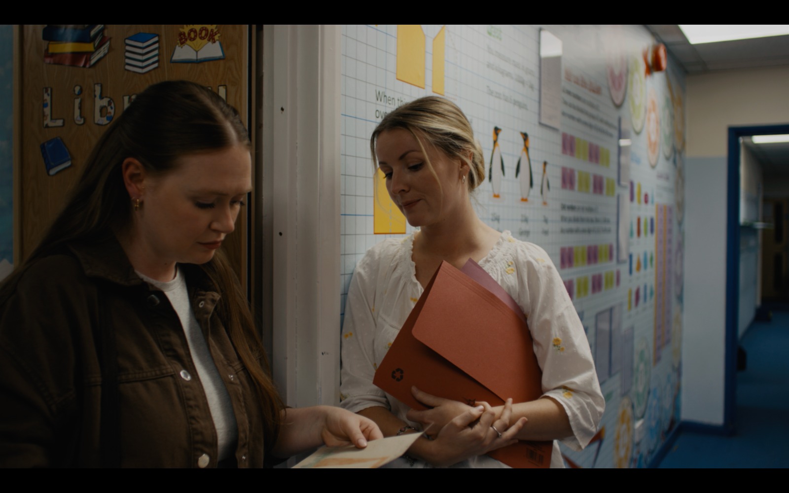 Behind the scenes — on set