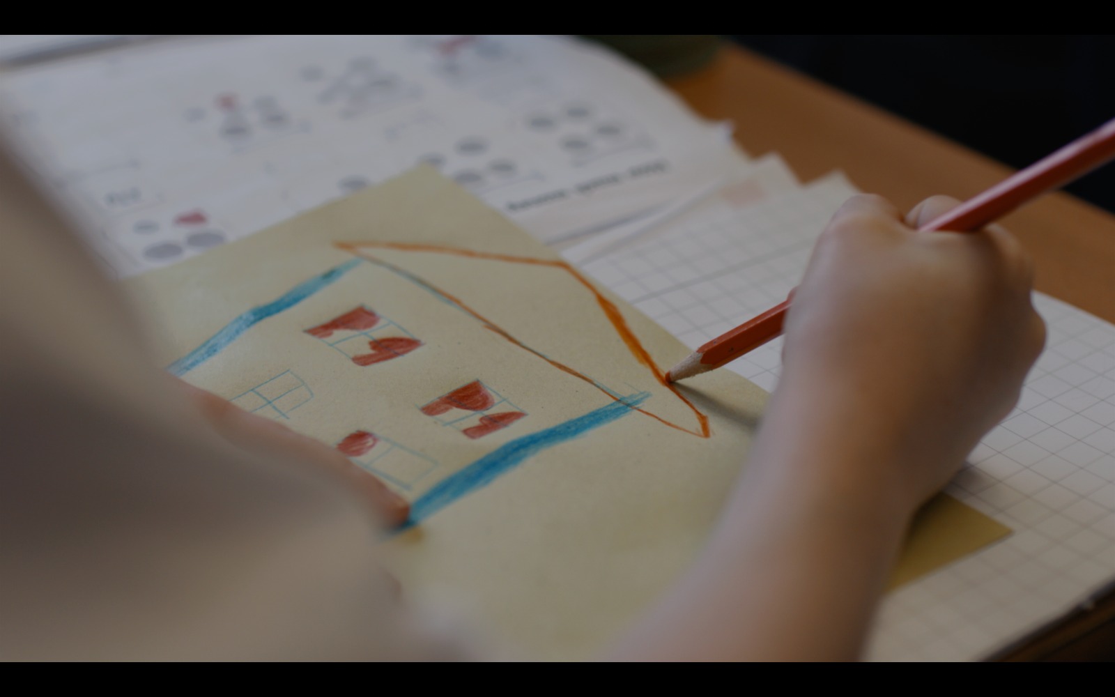 Behind the scenes — on set